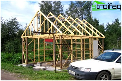 ガレージ木製フレーム