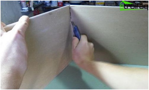 乾式壁シートを適切にカットする方法4段階の作業