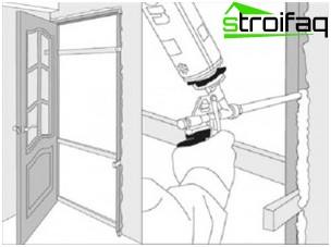 ドアフレーム取り付け
