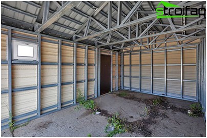 だからガレージは中に見えます