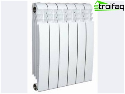 バイメタル加熱ラジエーター