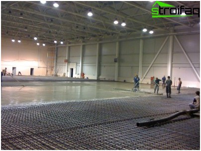 工業用フローリング-トッピング分布