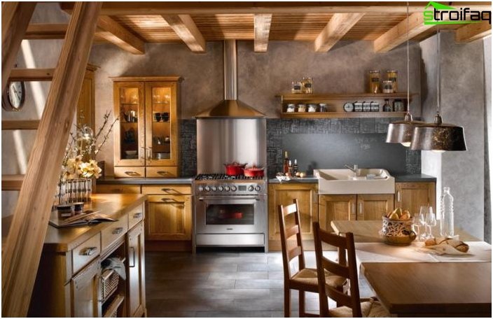 プロヴァンス風キッチン1 プロヴァンス風キッチン1