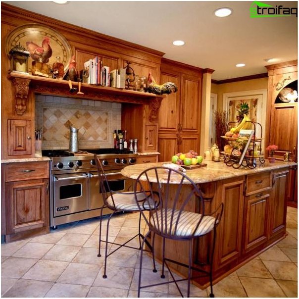 カントリースタイルのキッチン1 カントリースタイルのキッチン1