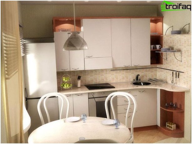 小さなキッチンの配置4 小さなキッチンの配置4