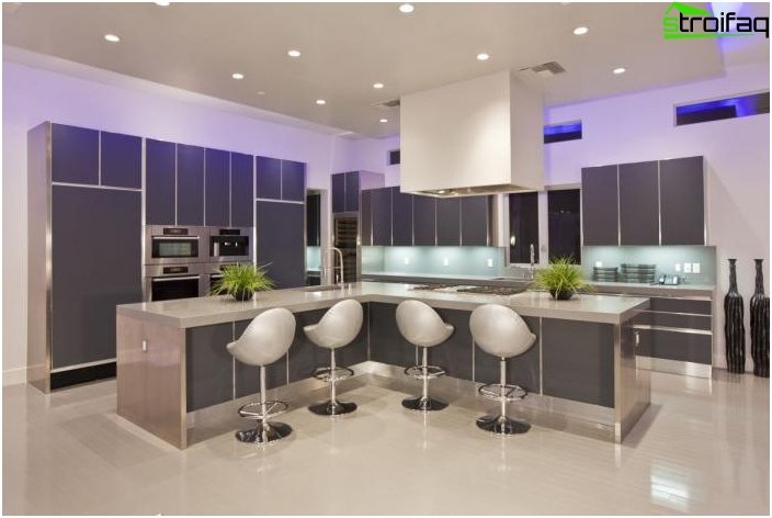 小さなキッチンの天井デザイン 小さなキッチンの天井デザイン